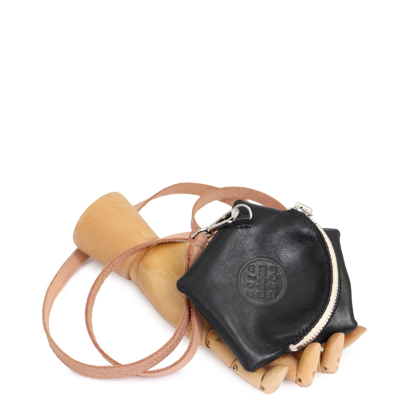 rosa mosa black leather coincase wallet semmel bread