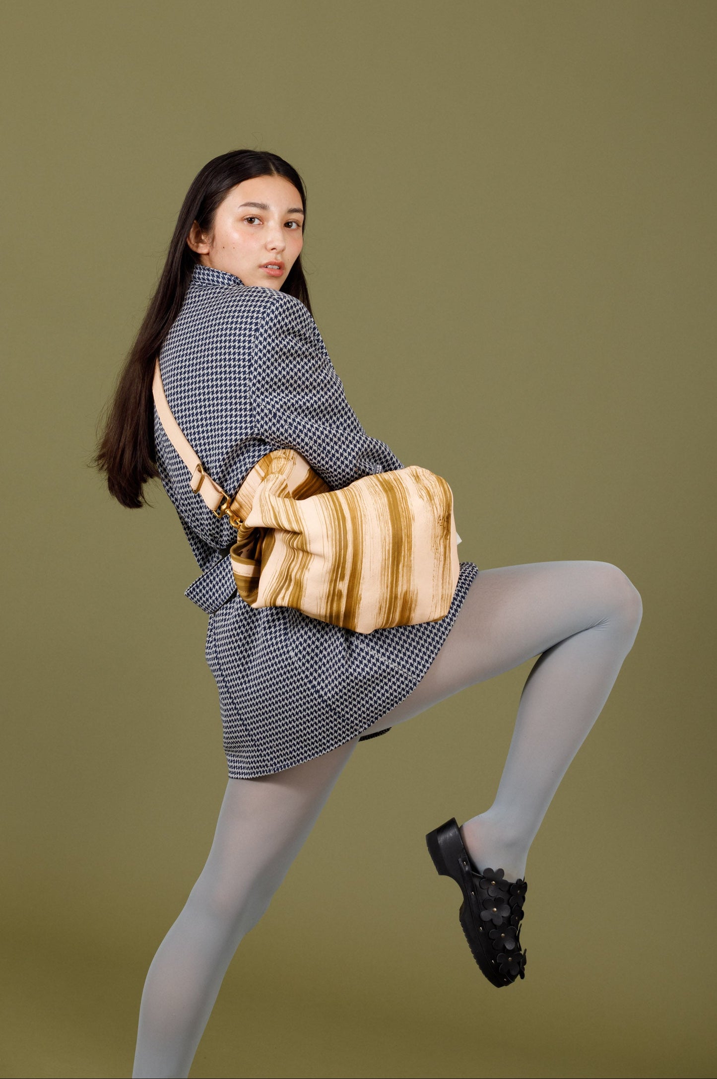 SAILINB M BAG + Leather Sailing Bag + Powder Beige COFFEE
