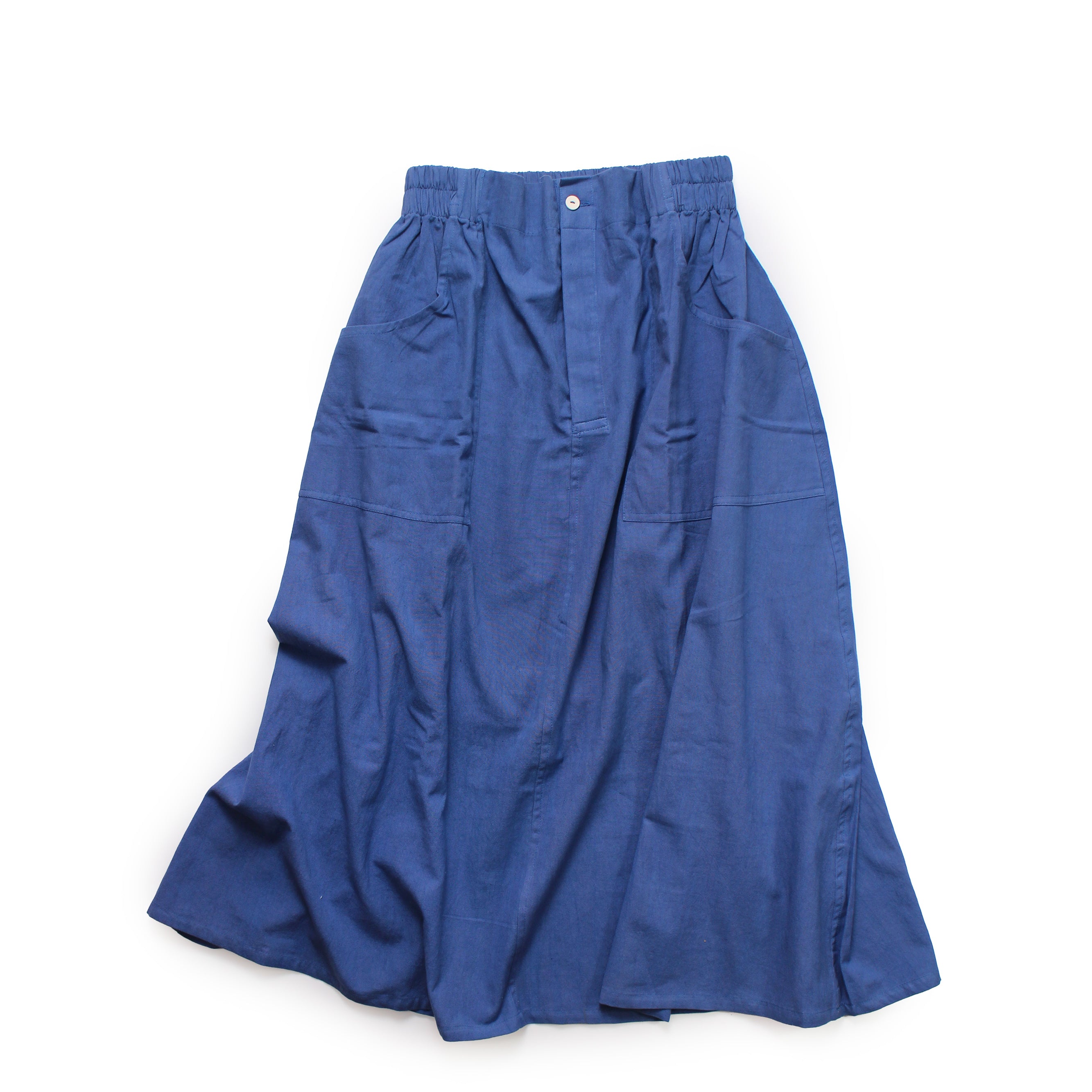 AJAY SKIRT + Eco dye Cotton Skirts + Dusty Blue