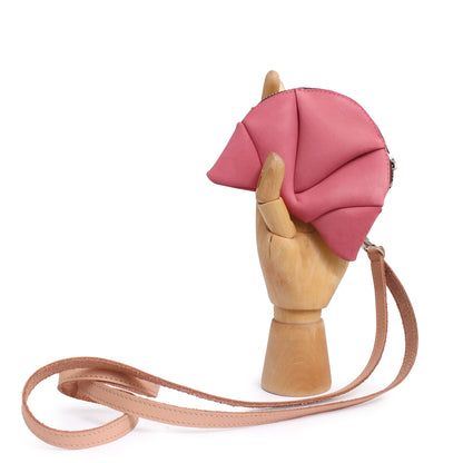 CROISSANT Leather Coincase Wallet + English Rose