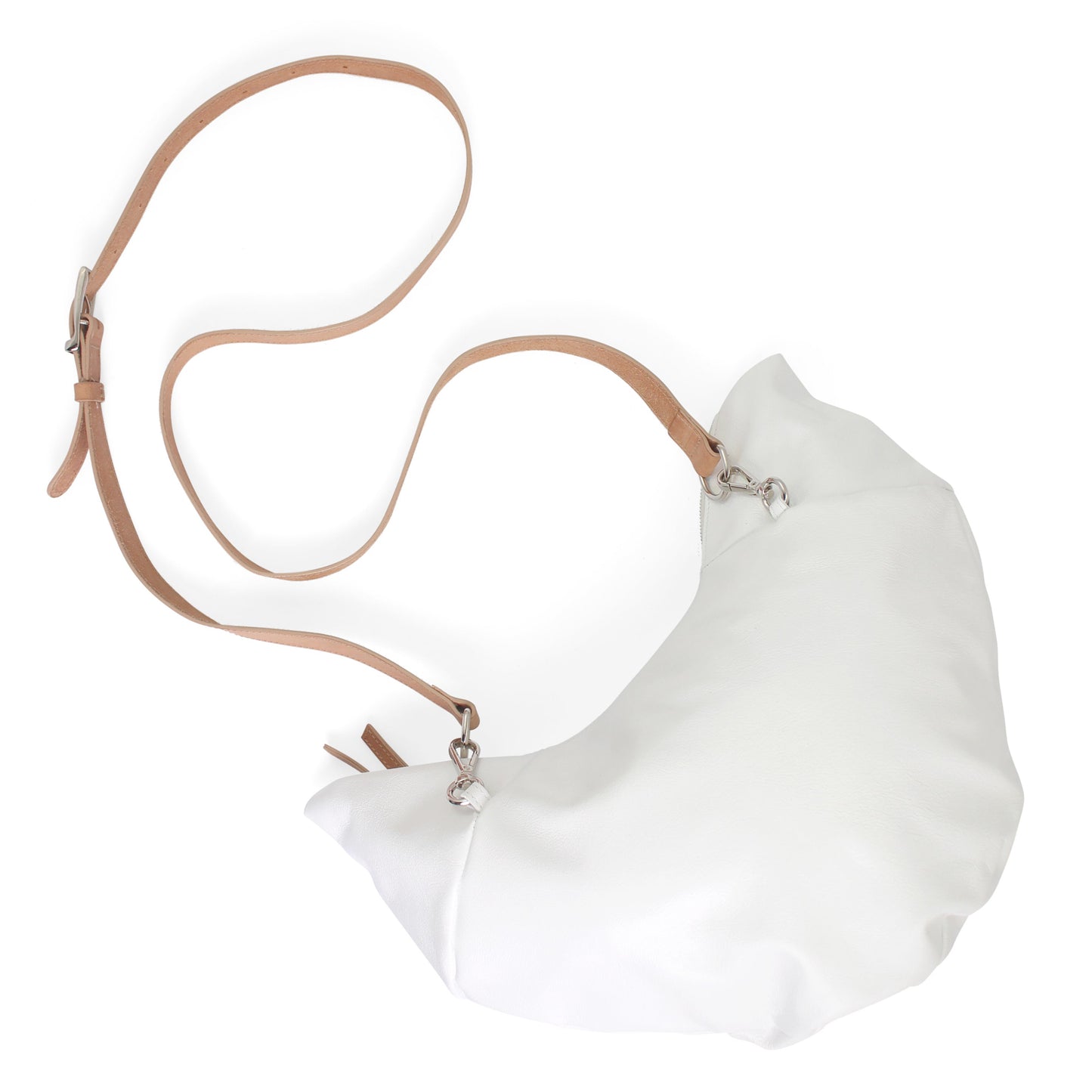 rosamosa croissant white big bag