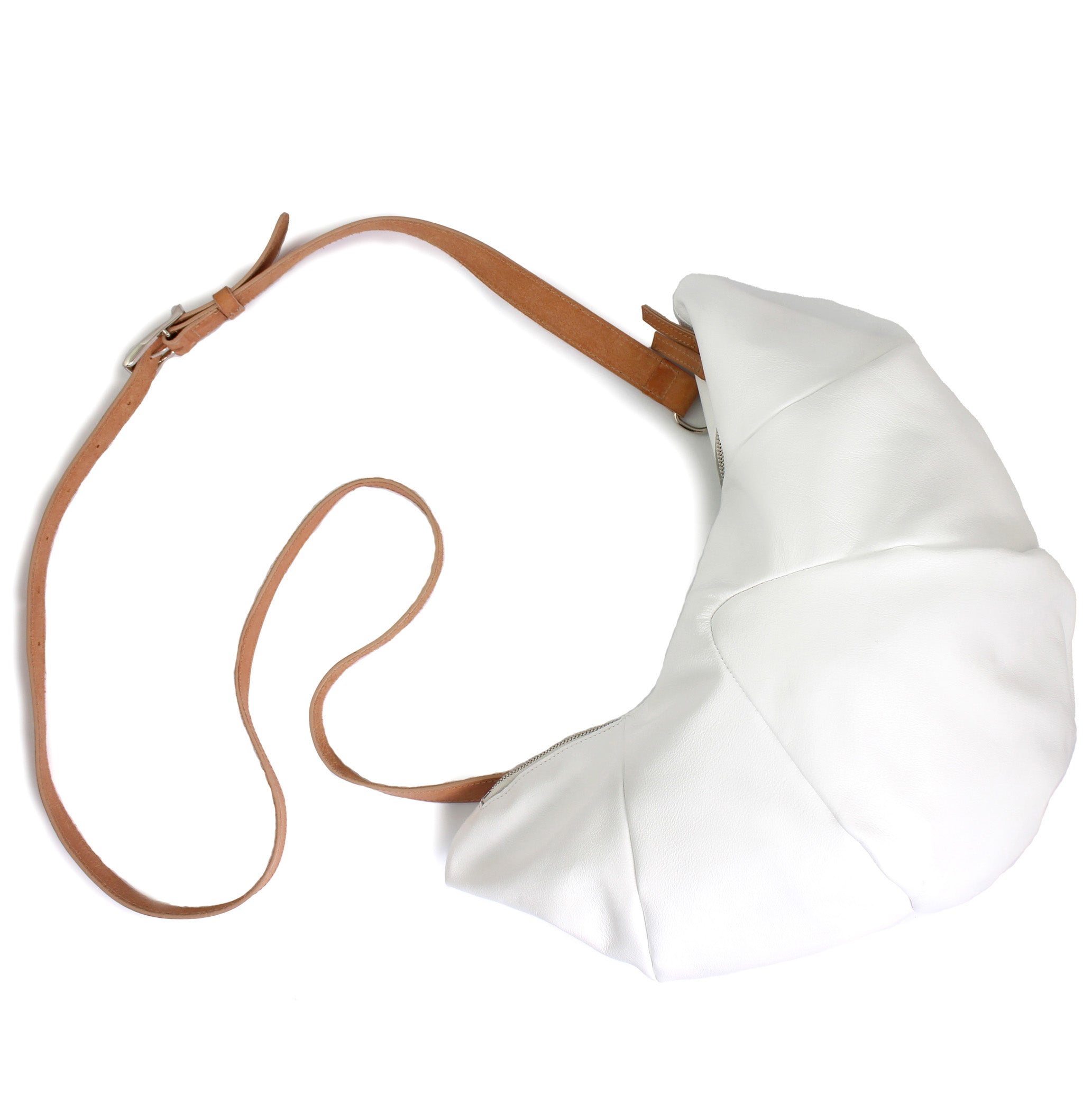 rosamosa croissant white big bag
