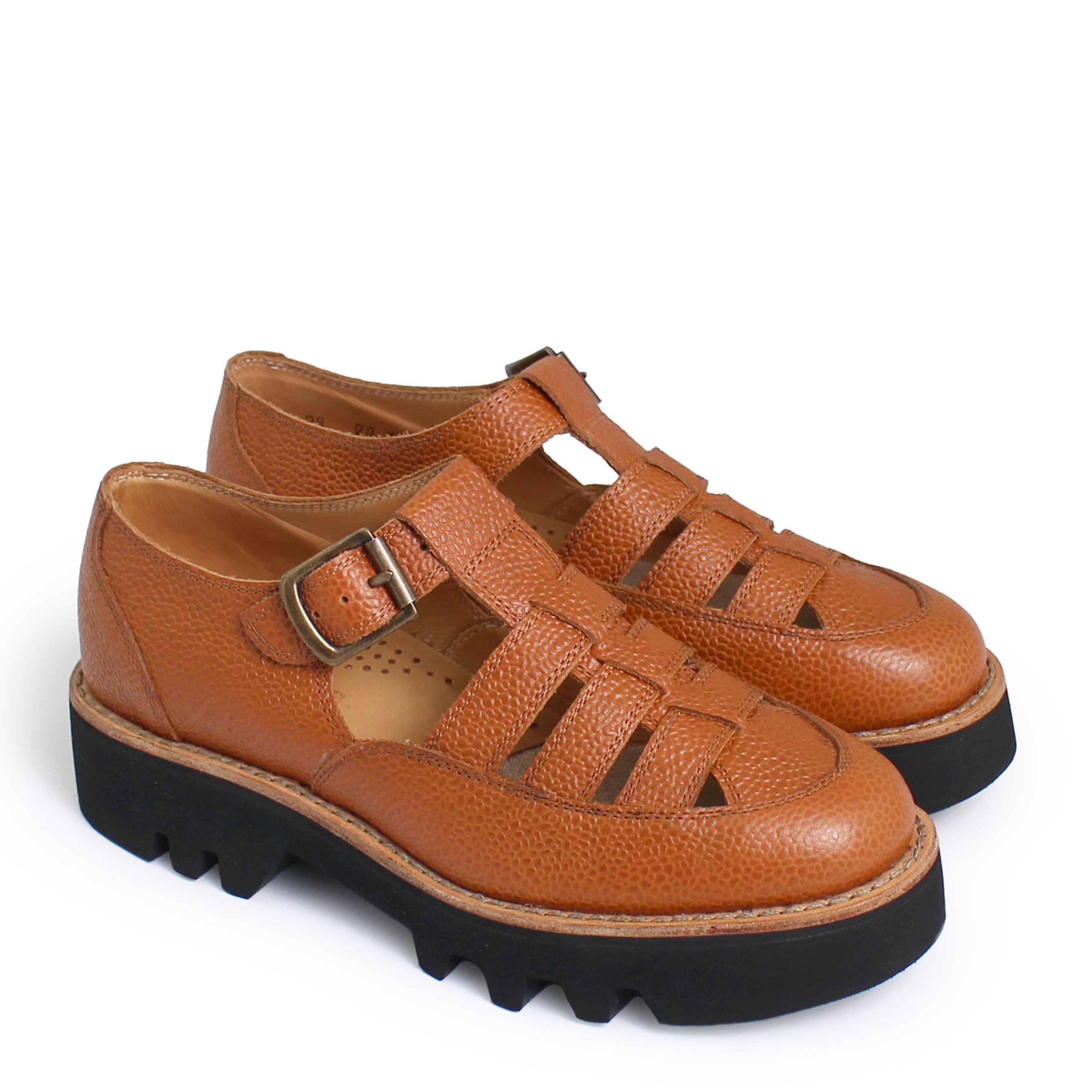GABOR TWEETY + Welted Leather Sandals + Cloudy Brown
