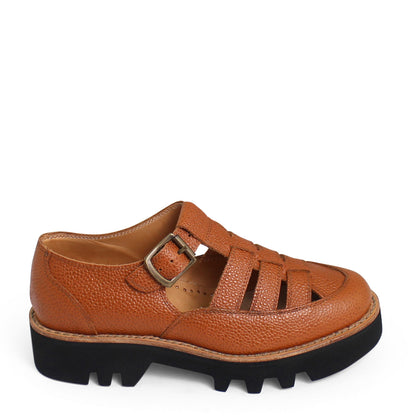 GABOR TWEETY + Welted Leather Sandals + Cloudy Brown