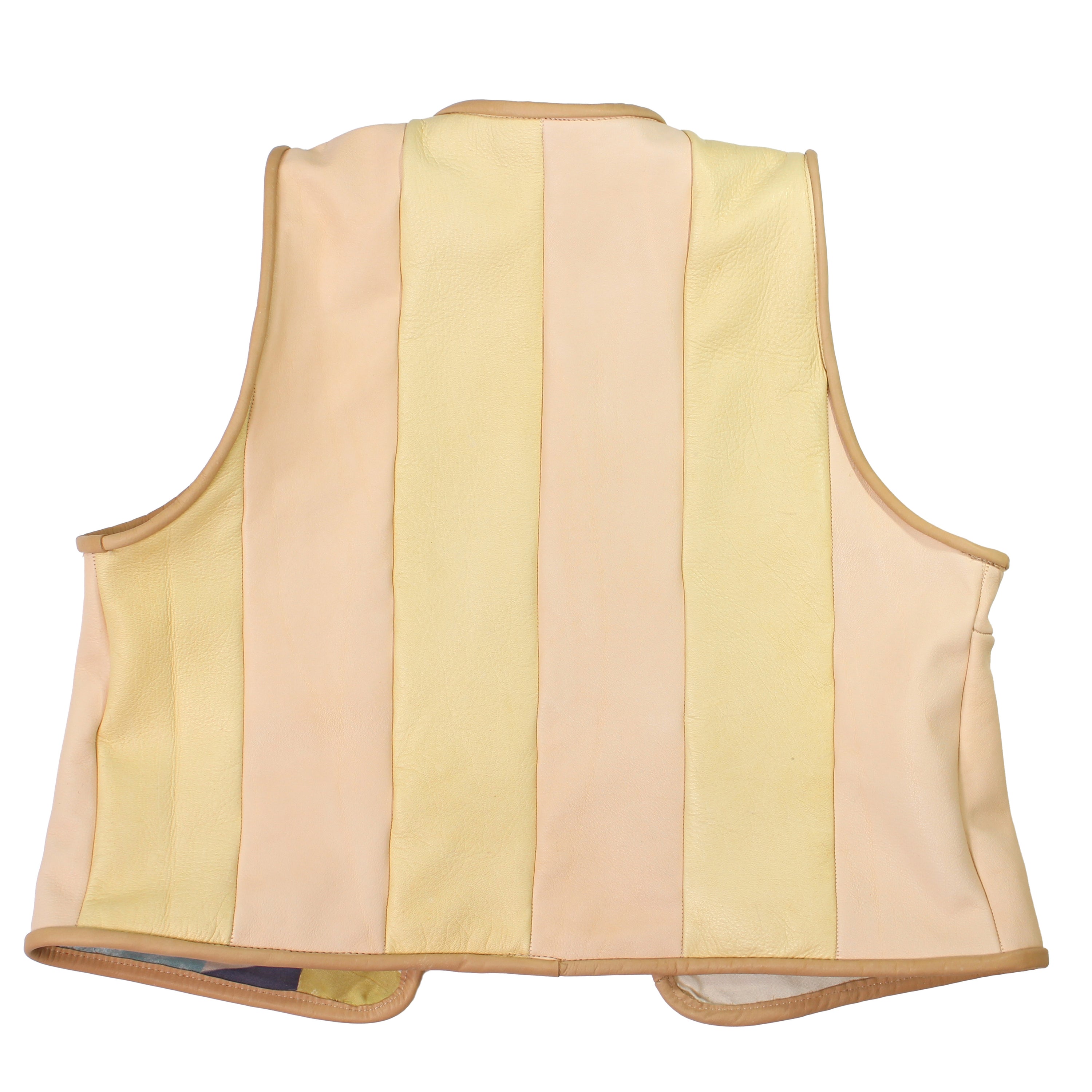 Gilet Vest ERIS Leather + Reversible Leather Vest + Powder Deer