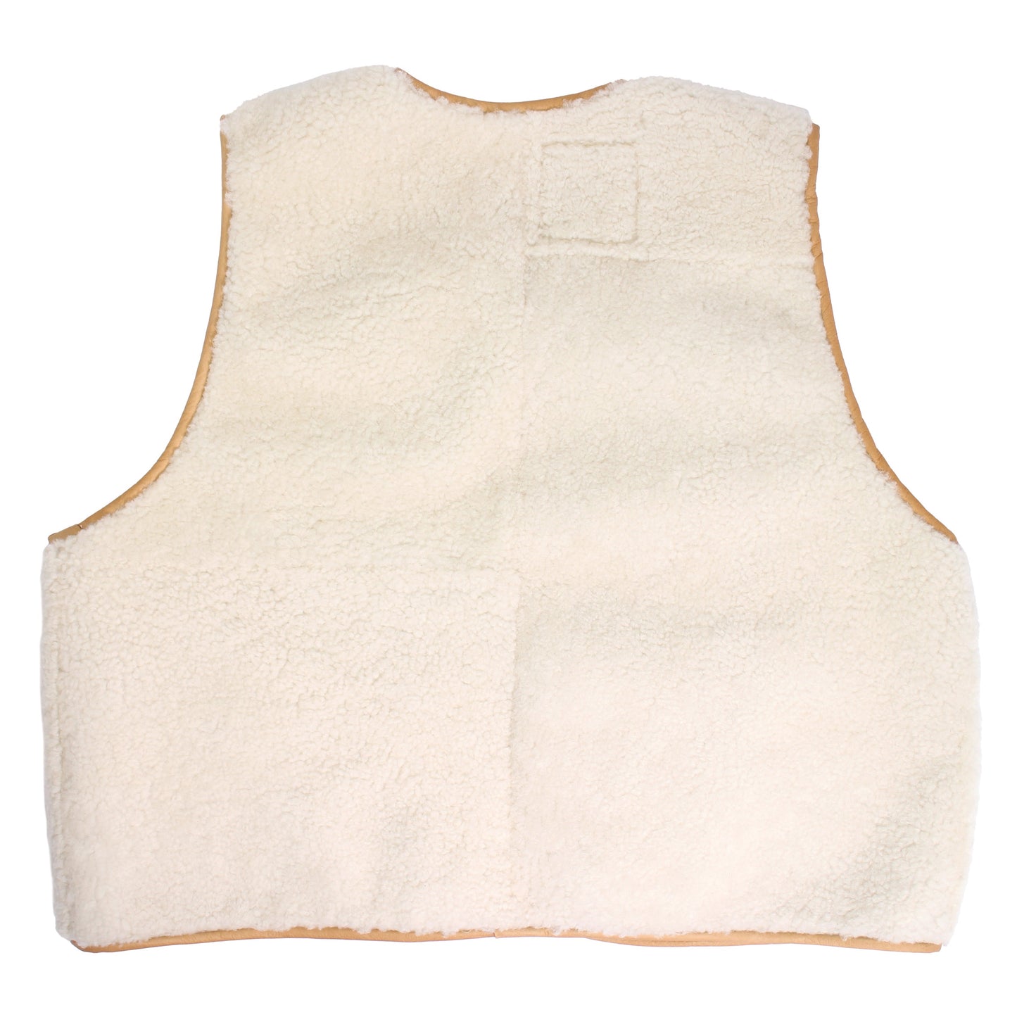 Gilet Vest PATCHWORK + Reversible Shearling Vest + All Natural