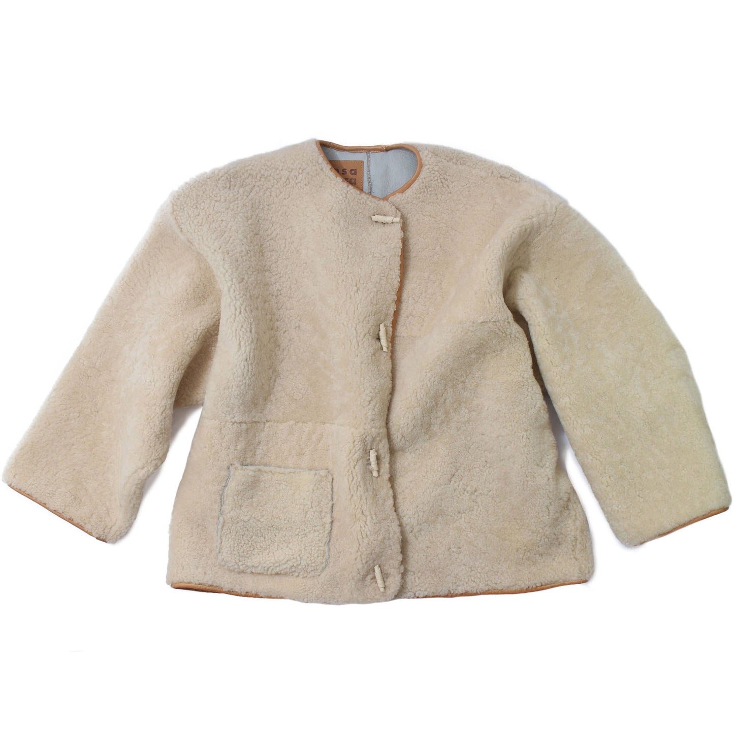 Jacket METEOR + Reversible Shearling Jacket + Natural