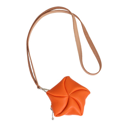 KAISERSEMMEL Leather Coincase Wallet  + Deep Orange