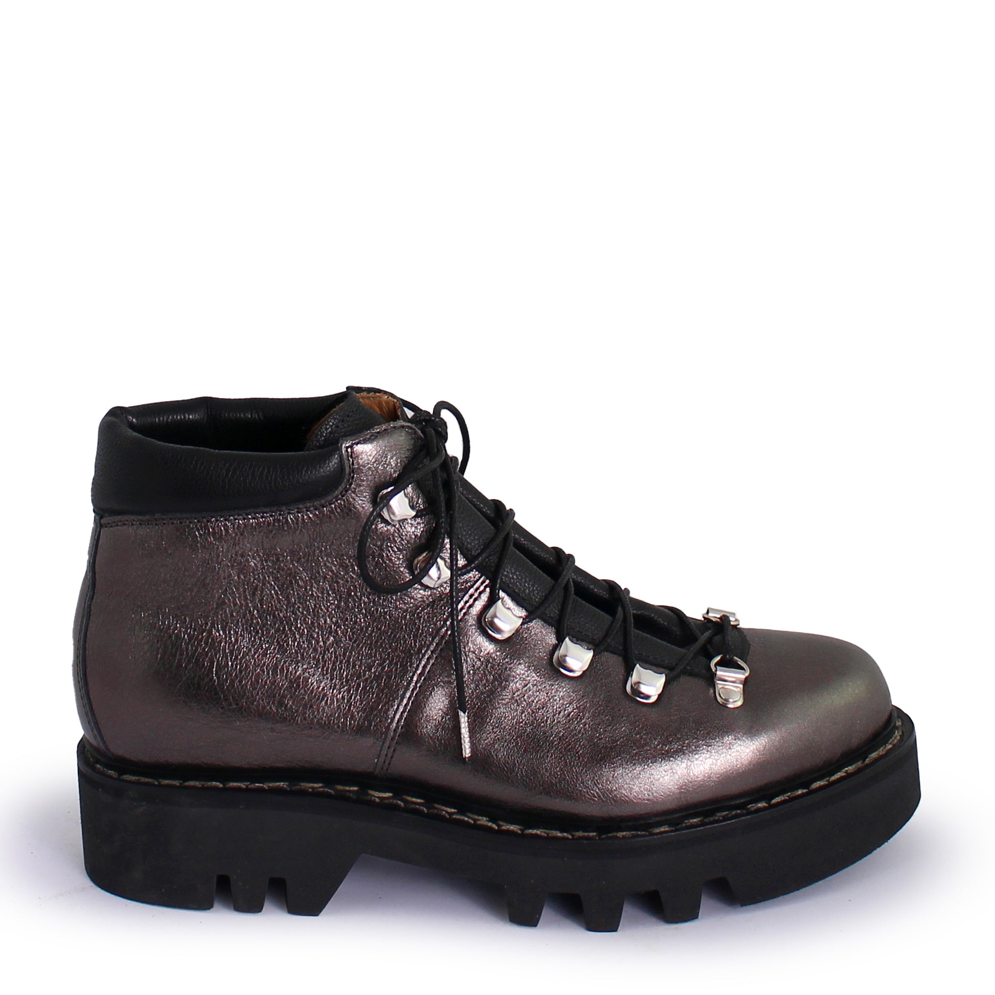 Rosa Mosa Similaun dark metallic leather hiking welted boot
