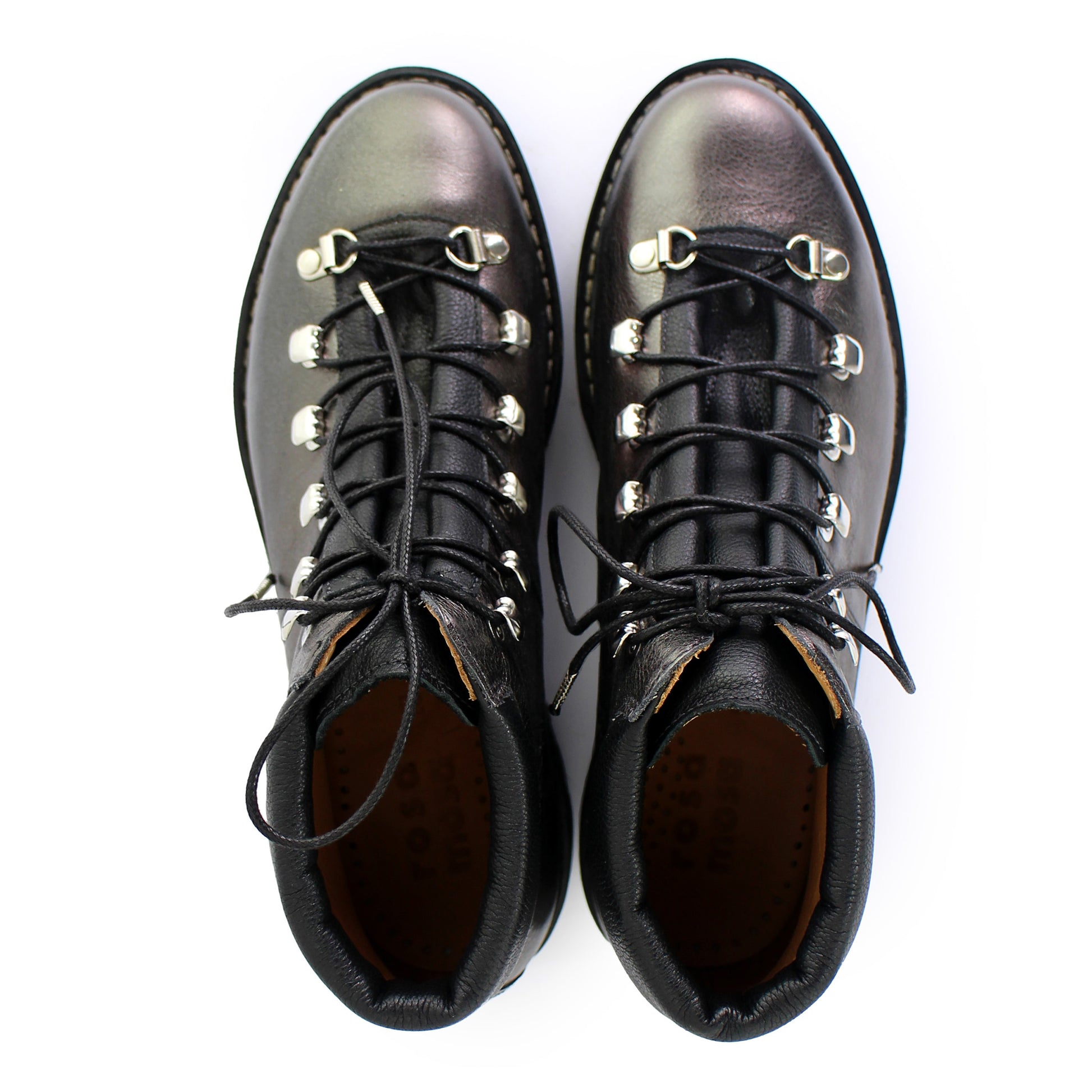 Rosa Mosa Similaun dark metallic leather hiking welted boot