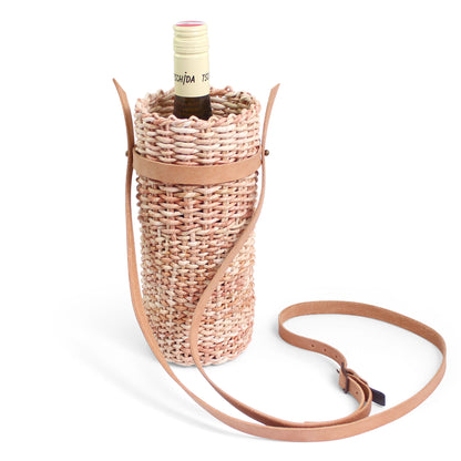 VALERIA Cornleaf Bottle Bag + Red Cammello