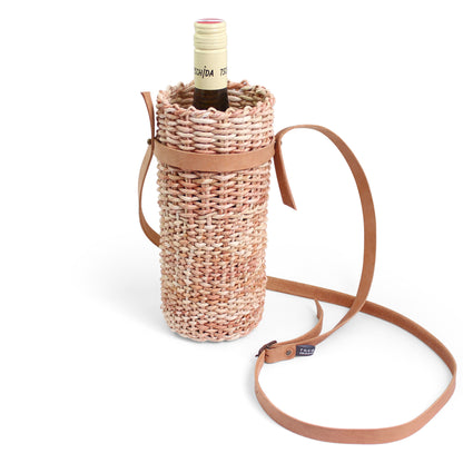 VALERIA Cornleaf Bottle Bag + Red Cammello