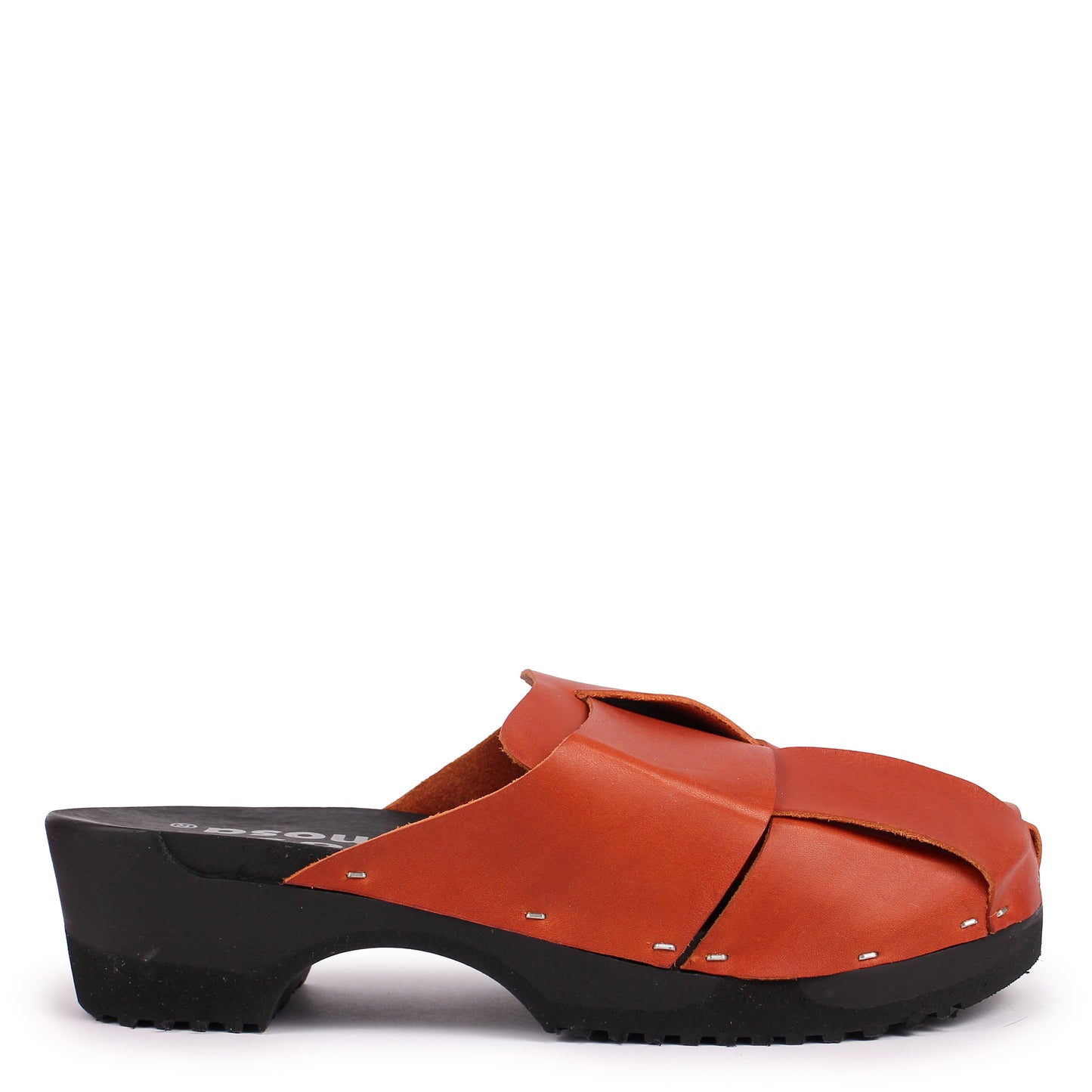 CHESS UNICOLOR + Leather Dark Clogs + Fieno