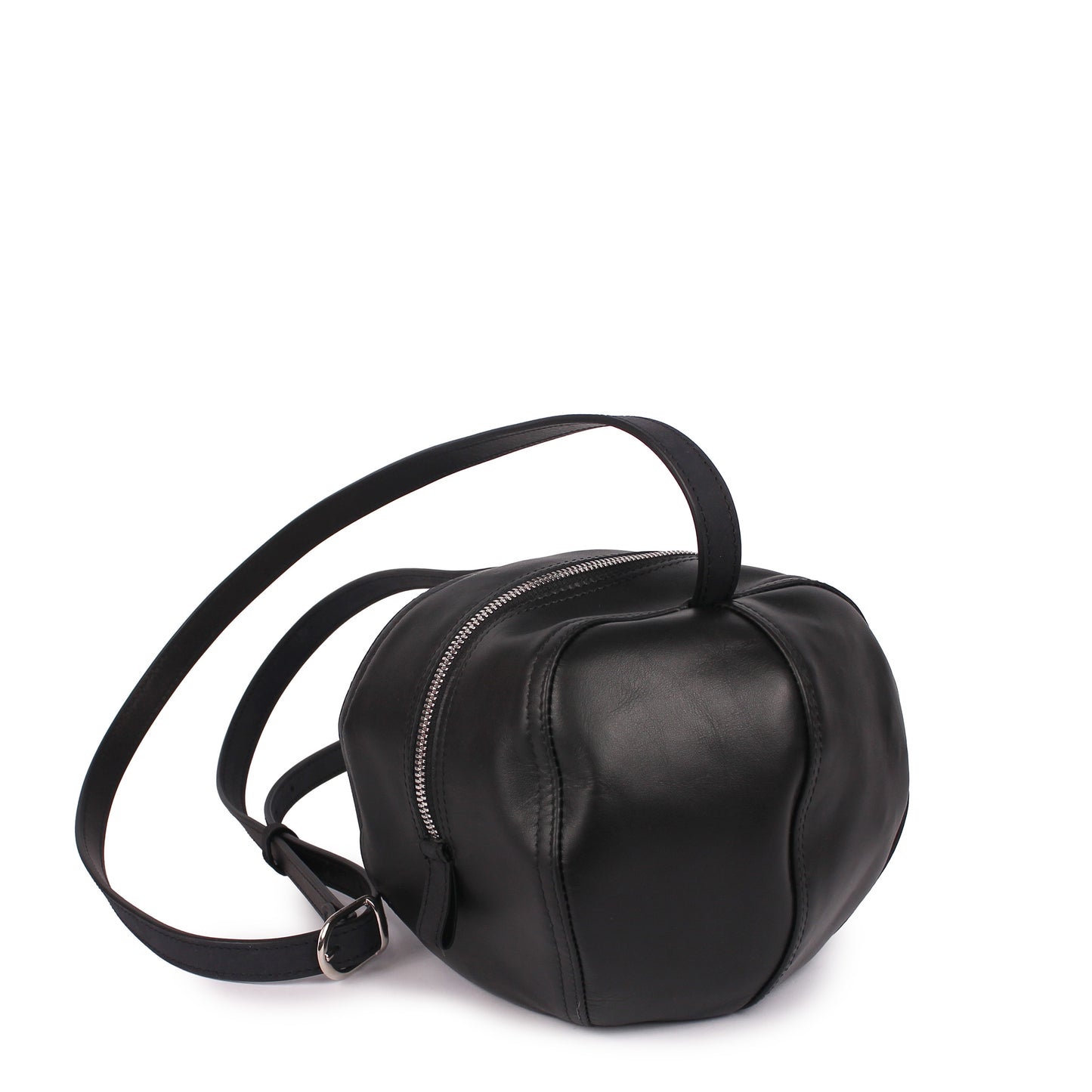 HELMET BAG SMALL + Leather Cross Mini Bag + All Black