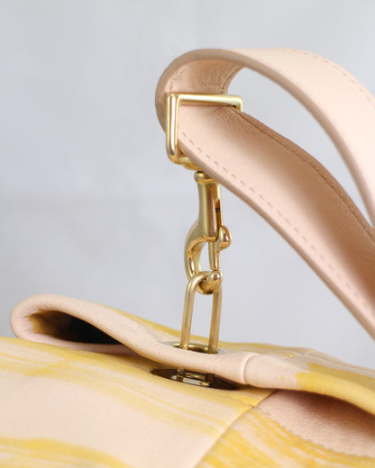 SAILING BIG BAG + Leather Sailing Bag + Powder Beige YELLOW