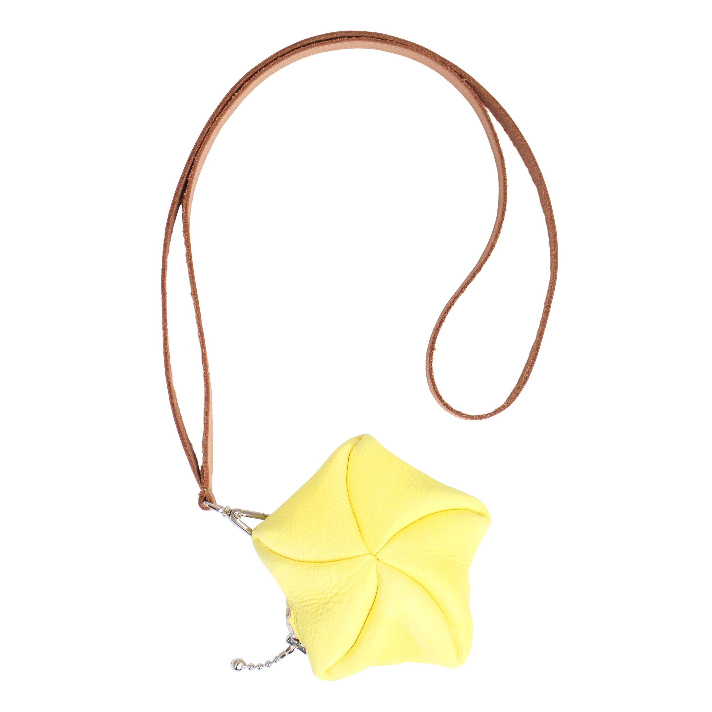 rosa mosa neon yellow leather coincase wallet semmel bread