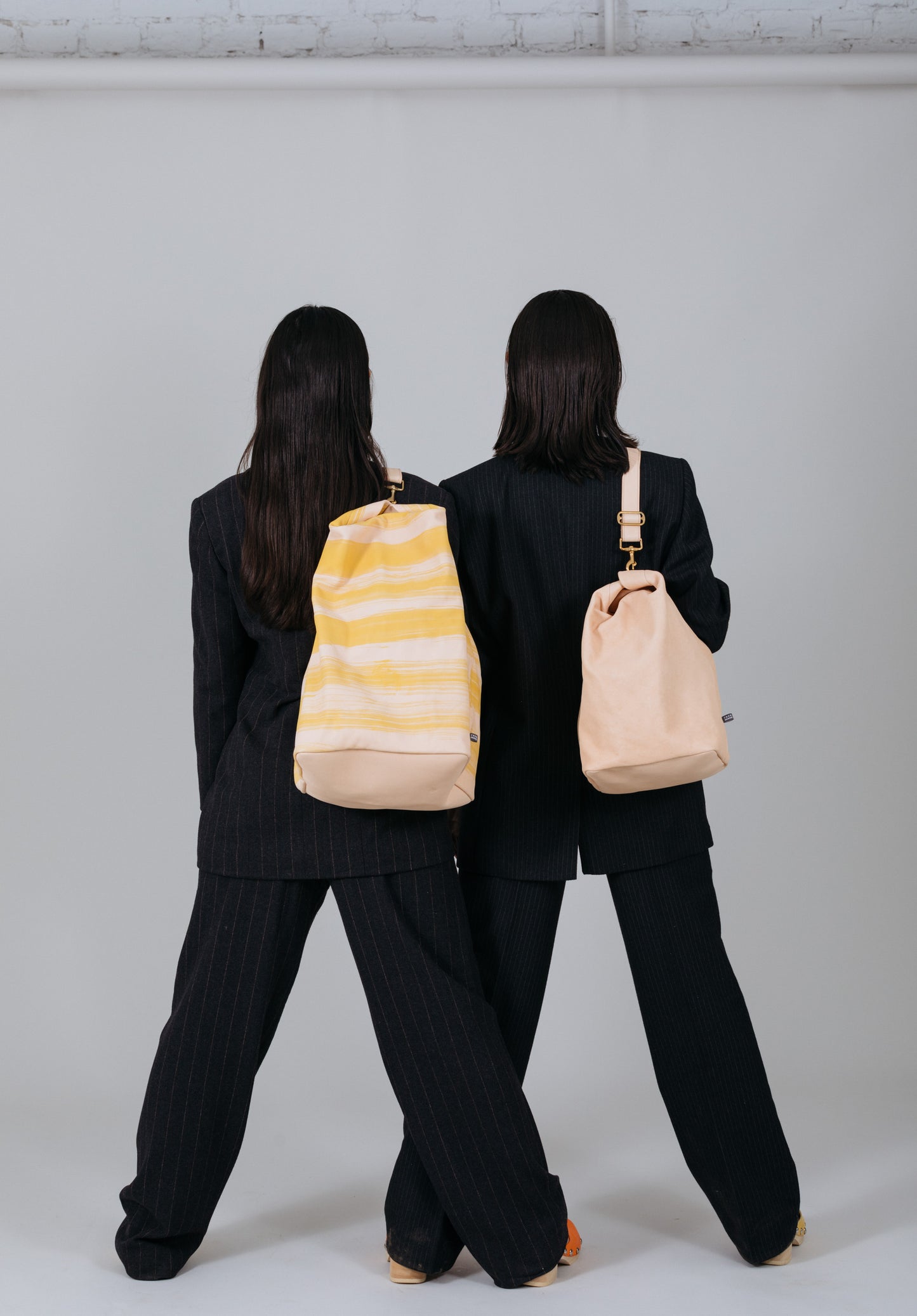 SAILING BIG BAG + Leather Sailing Bag + Powder Beige YELLOW