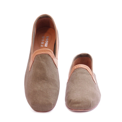 KARRÈ CANVAS + Canvas Slip-on Shoes + Olive