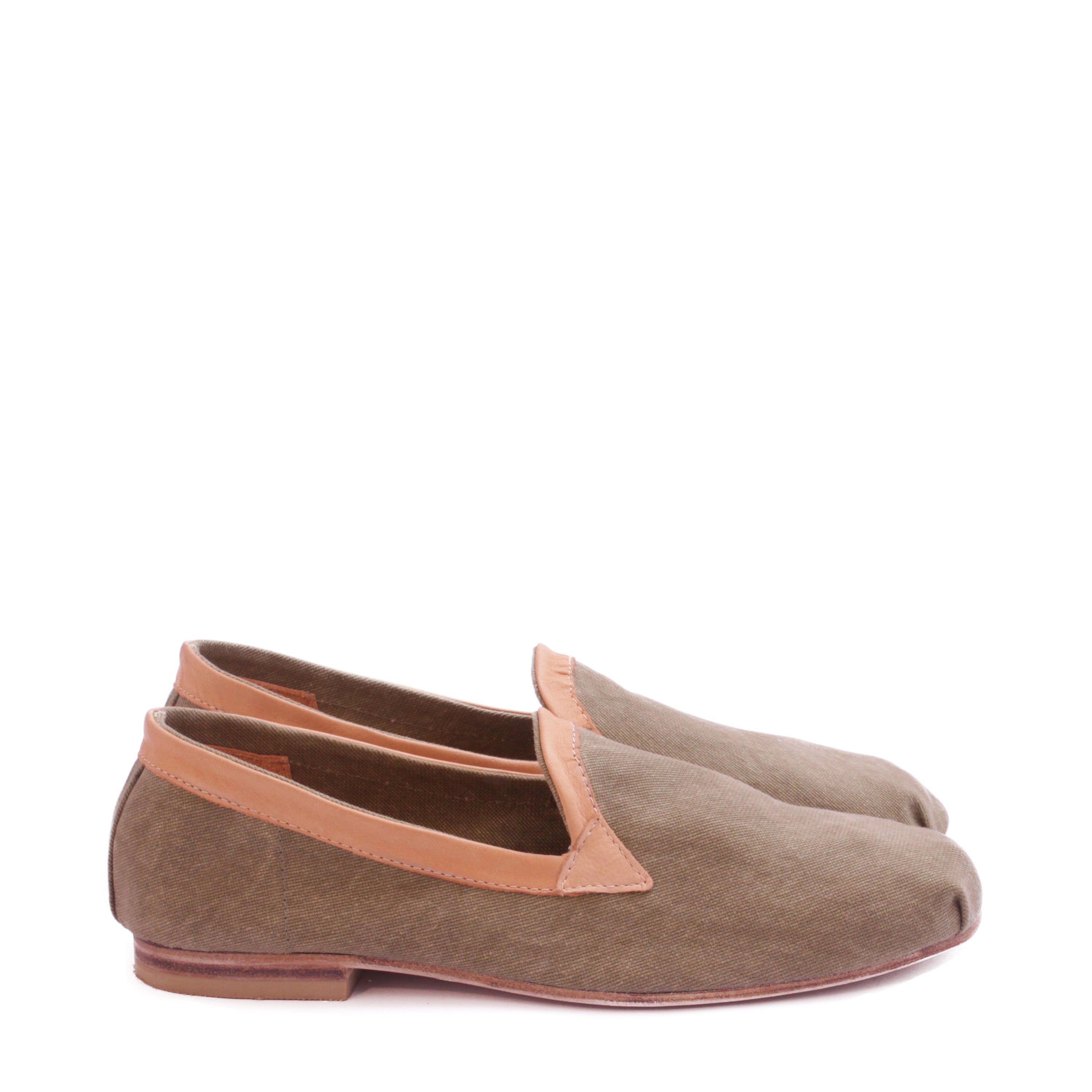 KARRÈ CANVAS + Canvas Slip-on Shoes + Olive