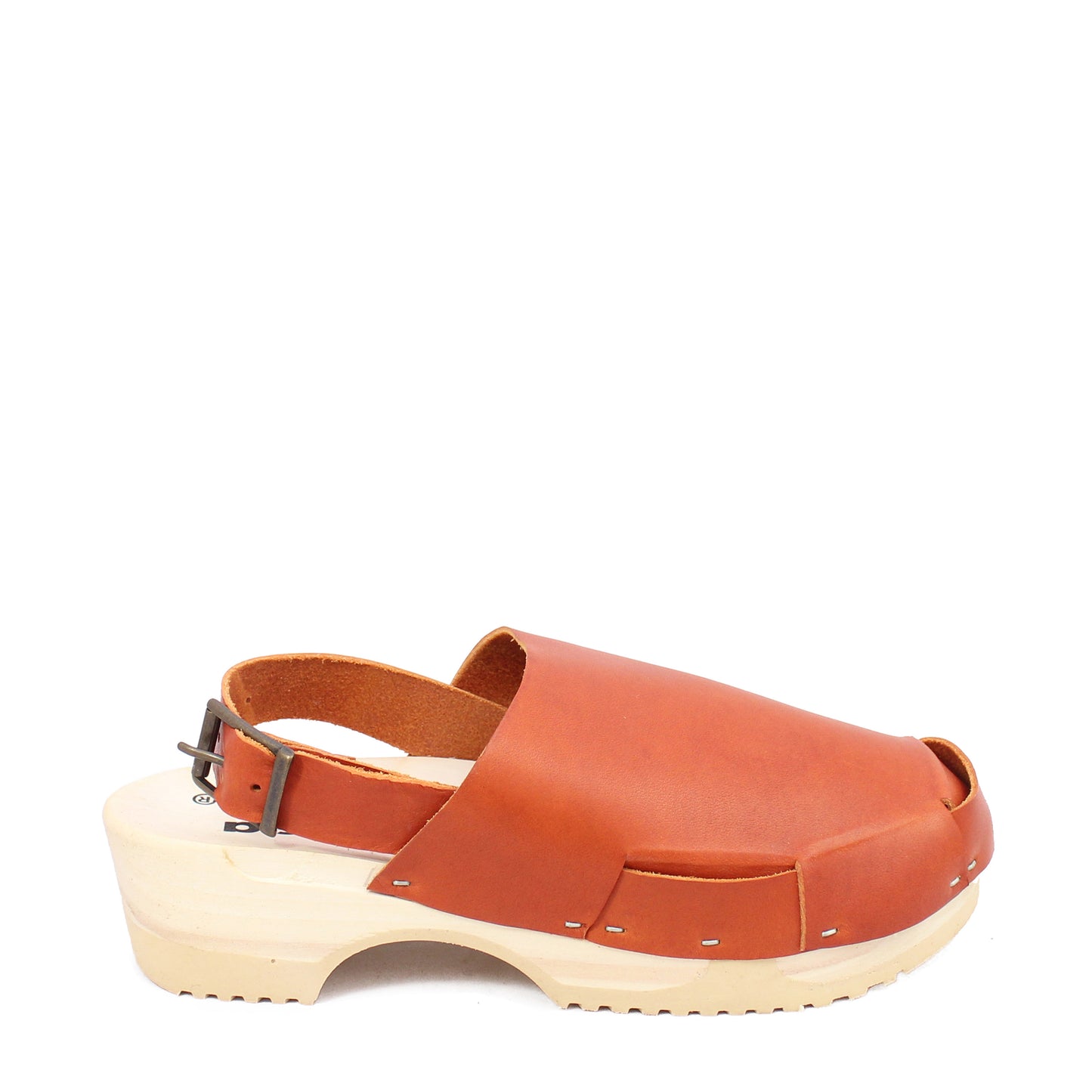 DONAU STRAP + Leather Strap Clogs + Fieno