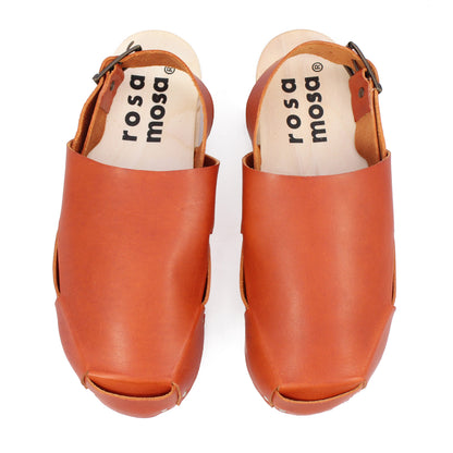 DONAU STRAP + Leather Strap Clogs + Fieno