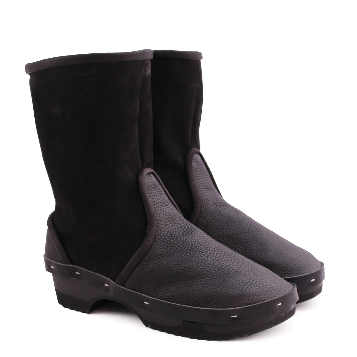 ROSA MOSA BON 3 LEATHER ALL BLACK