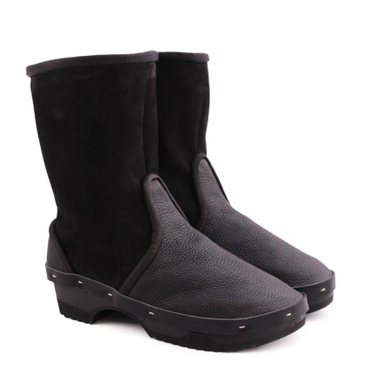ROSA MOSA BON 3 LEATHER ALL BLACK