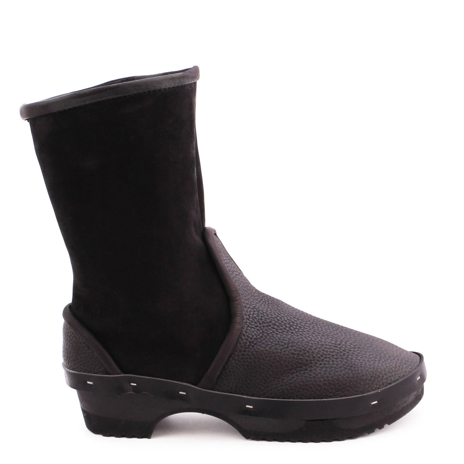 ROSA MOSA BON 3 LEATHER ALL BLACK