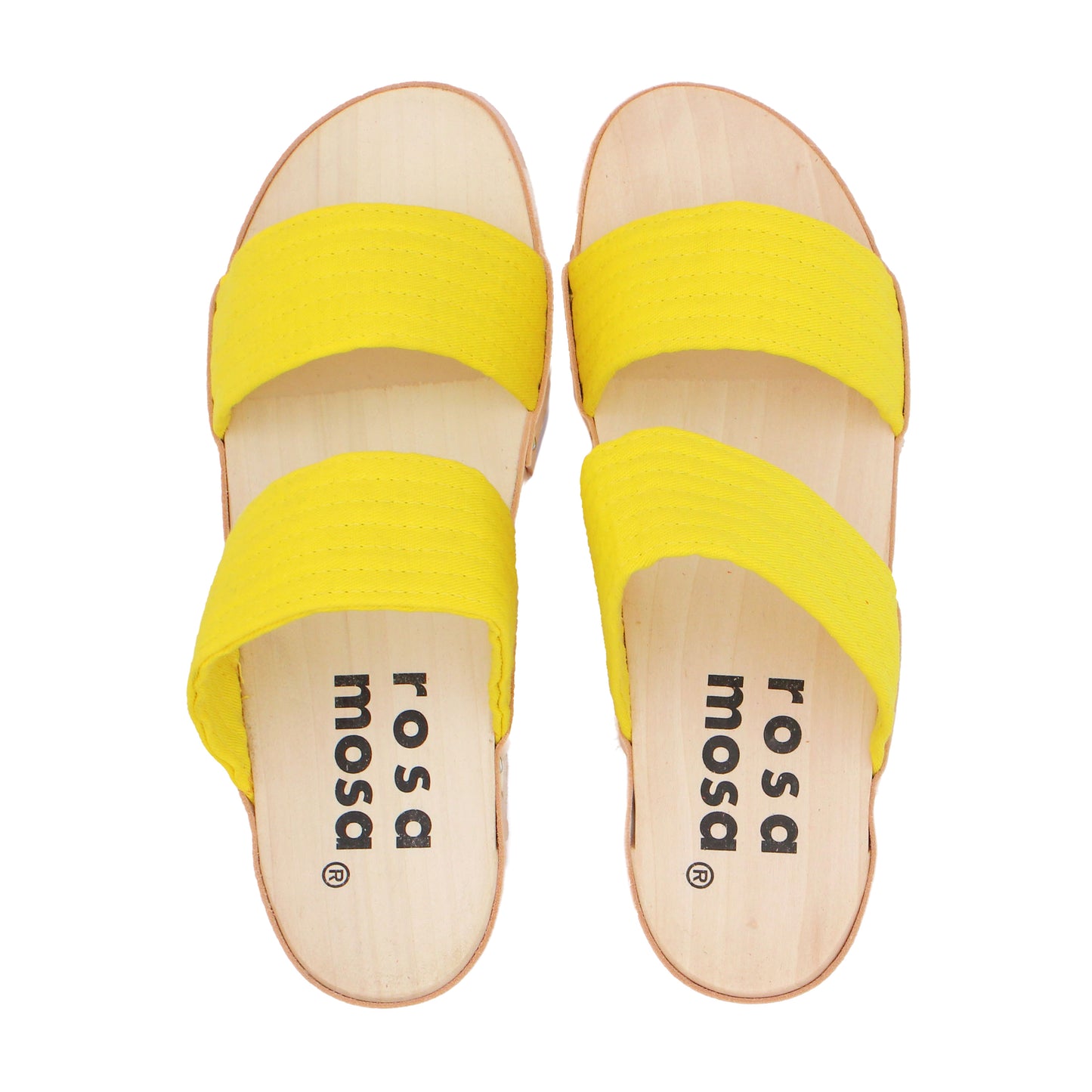DONAU JUDO + Cotton Clog Sandals + Lemon