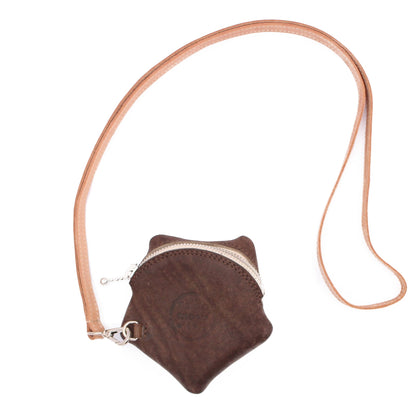 KAISERSEMMEL Leather Concase Wallet Brown