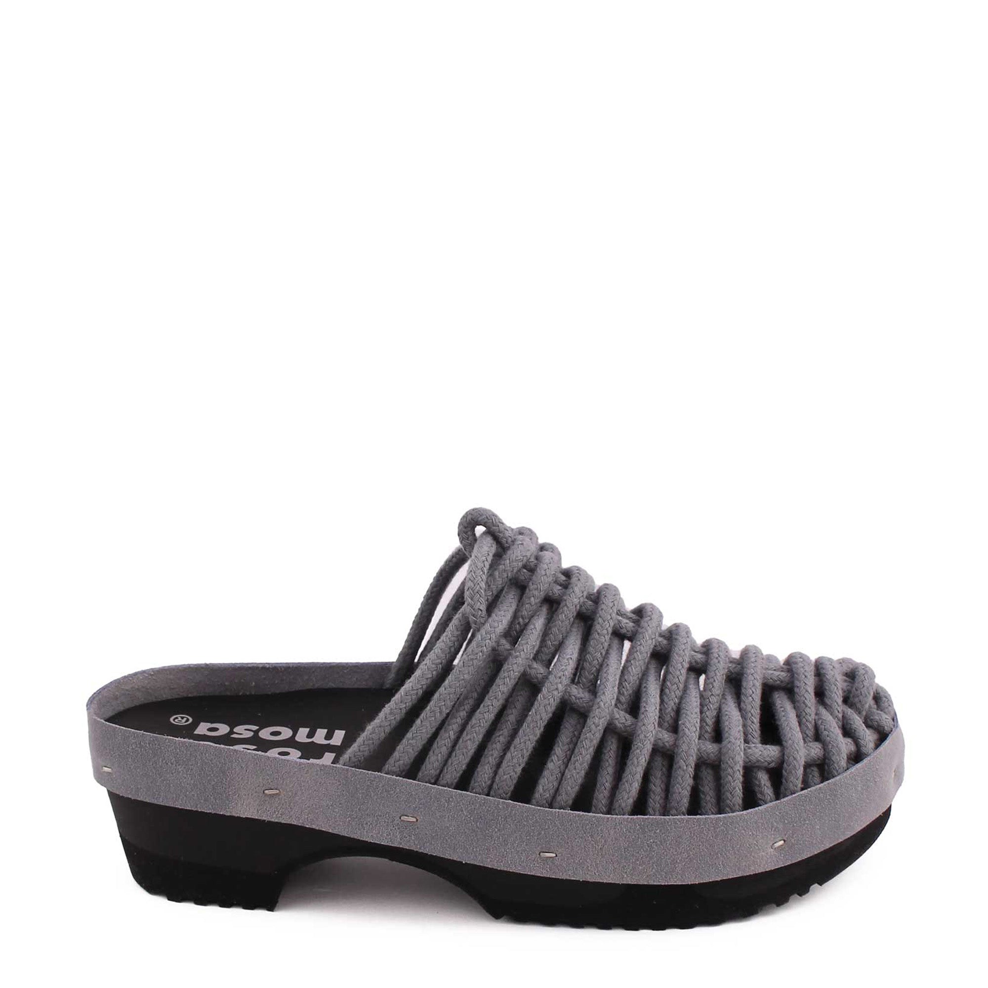 NET PANTO + Cotton Dark Clogs + Dark Grey