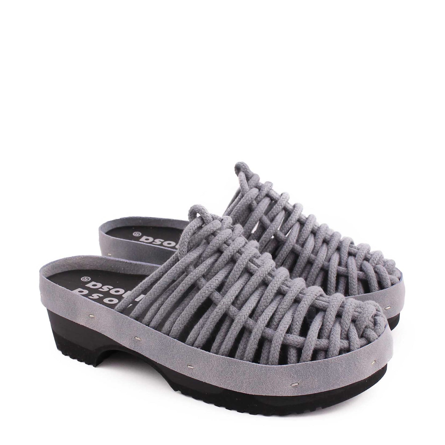 NET PANTO + Cotton Dark Clogs + Dark Grey