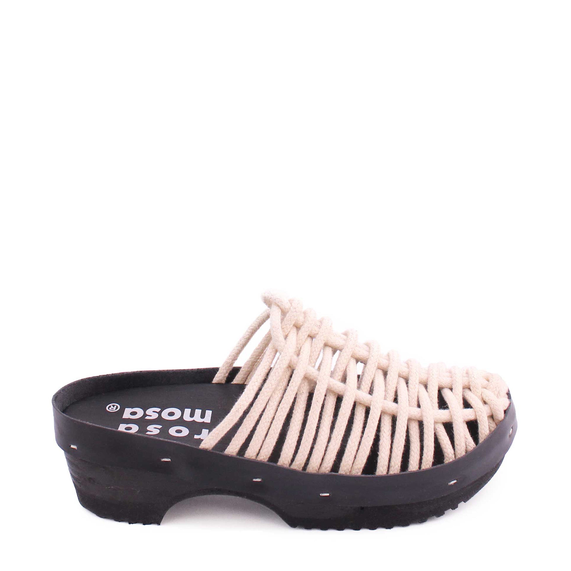 NET PANTO + Cotton Dark Clogs + Natural