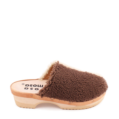PANTO CURLY DUO + Shearling Clogs + Teddy / Natural