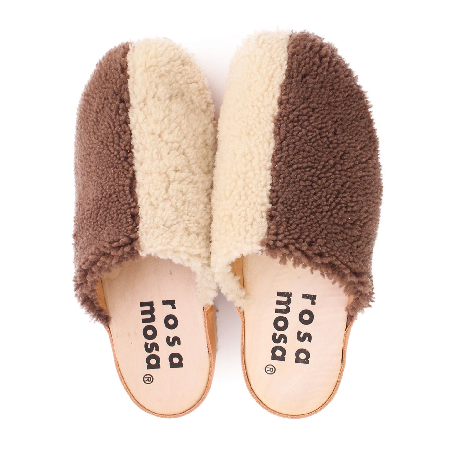 PANTO CURLY DUO + Shearling Clogs + Teddy / Natural