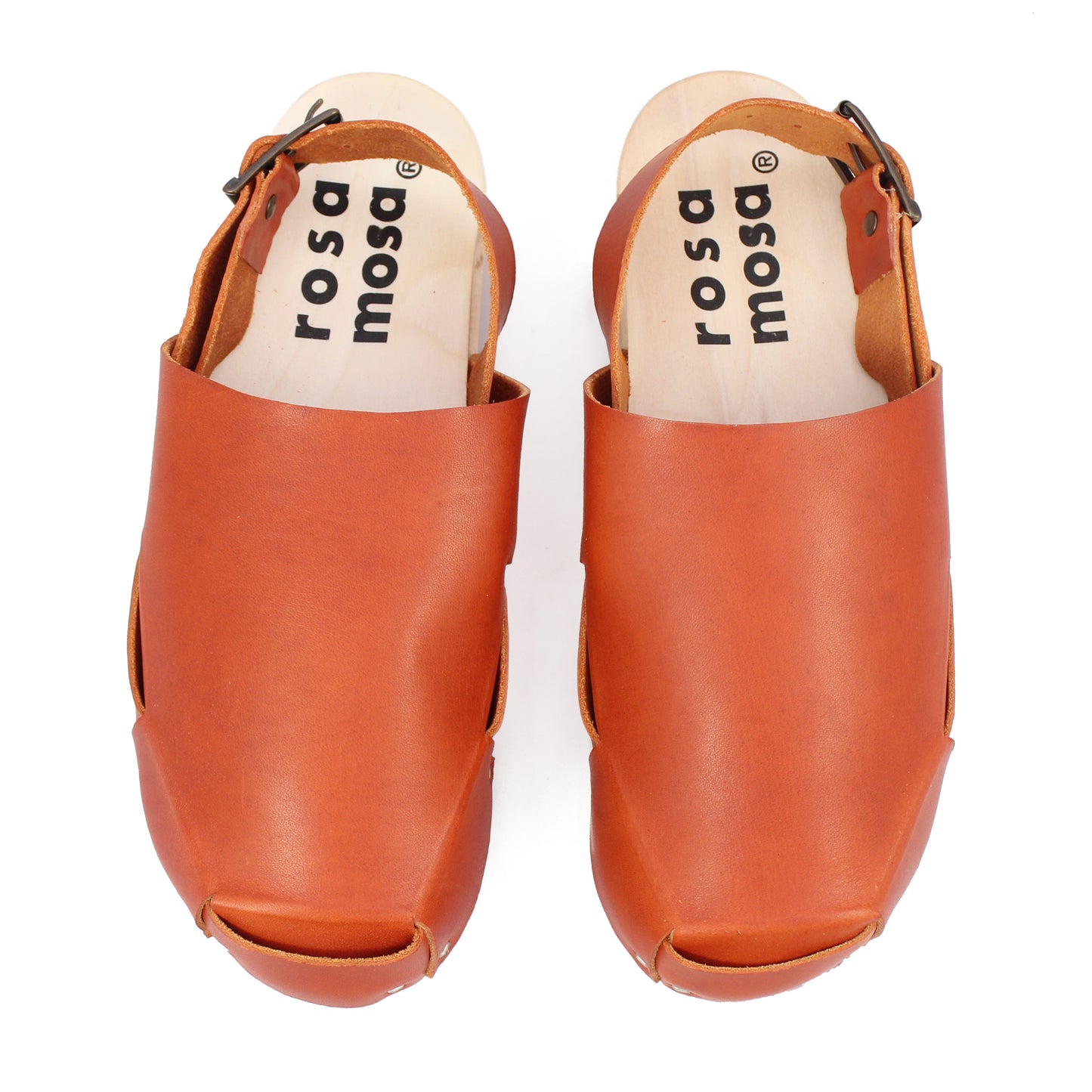 DONAU + Leather Clogs + Fieno
